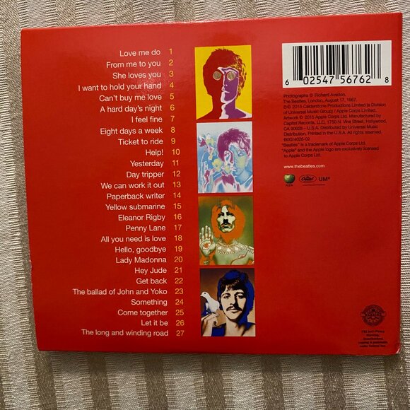 BEATLES CD 27 NUMBER ONE HITS NEW STEREO MIXES - Picture 5 of 6